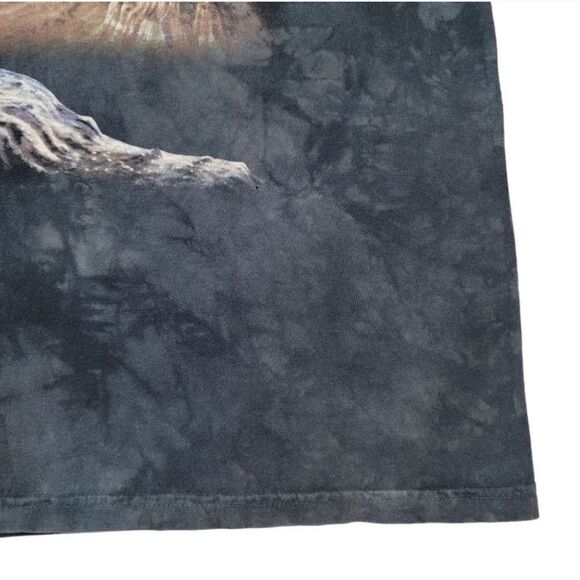 Vintage Y2K 2003 The Mountain Native American Man Tie-Dye T-Shirt Size XXXL (3X) - Picture 6 of 14